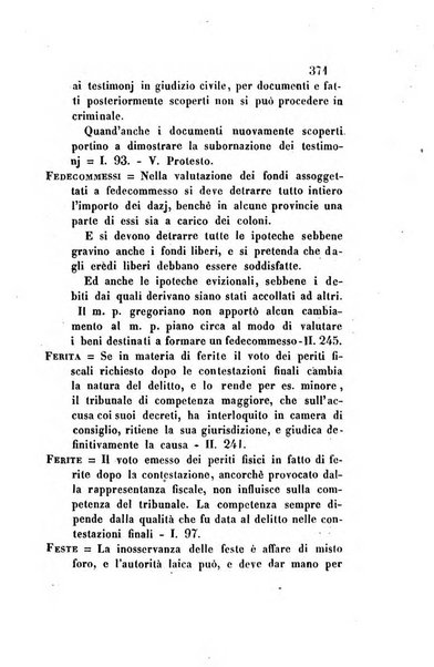 Giornale del Foro in cui si raccolgono le più importanti regiudicate dei supremi tribunali di Roma e dello Stato pontificio in materia civile