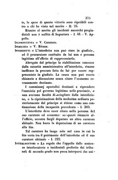 Giornale del Foro in cui si raccolgono le più importanti regiudicate dei supremi tribunali di Roma e dello Stato pontificio in materia civile