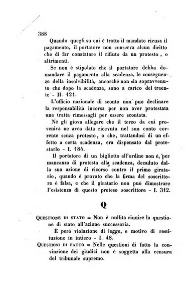 Giornale del Foro in cui si raccolgono le più importanti regiudicate dei supremi tribunali di Roma e dello Stato pontificio in materia civile