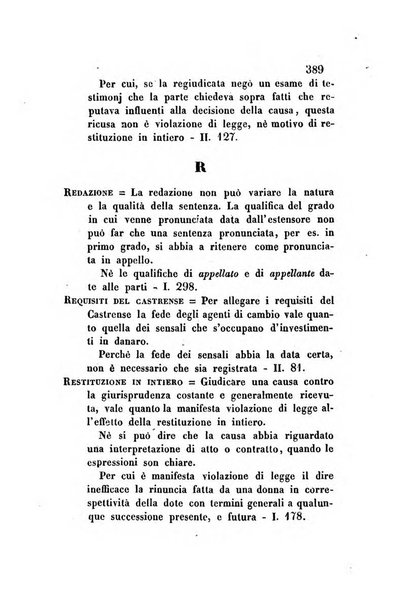 Giornale del Foro in cui si raccolgono le più importanti regiudicate dei supremi tribunali di Roma e dello Stato pontificio in materia civile