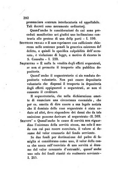 Giornale del Foro in cui si raccolgono le più importanti regiudicate dei supremi tribunali di Roma e dello Stato pontificio in materia civile