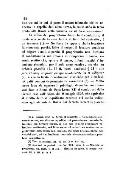 Giornale del Foro in cui si raccolgono le più importanti regiudicate dei supremi tribunali di Roma e dello Stato pontificio in materia civile