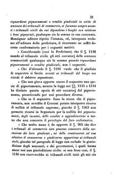 Giornale del Foro in cui si raccolgono le più importanti regiudicate dei supremi tribunali di Roma e dello Stato pontificio in materia civile