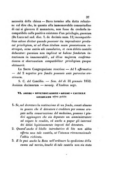 Giornale del Foro in cui si raccolgono le più importanti regiudicate dei supremi tribunali di Roma e dello Stato pontificio in materia civile