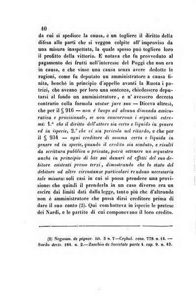 Giornale del Foro in cui si raccolgono le più importanti regiudicate dei supremi tribunali di Roma e dello Stato pontificio in materia civile