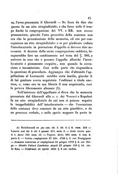 Giornale del Foro in cui si raccolgono le più importanti regiudicate dei supremi tribunali di Roma e dello Stato pontificio in materia civile