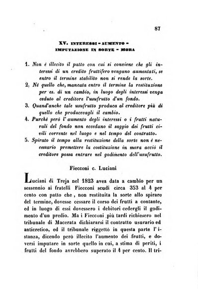 Giornale del Foro in cui si raccolgono le più importanti regiudicate dei supremi tribunali di Roma e dello Stato pontificio in materia civile