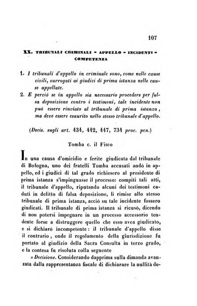 Giornale del Foro in cui si raccolgono le più importanti regiudicate dei supremi tribunali di Roma e dello Stato pontificio in materia civile