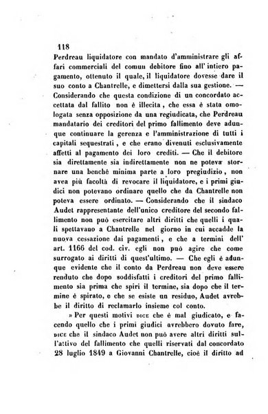 Giornale del Foro in cui si raccolgono le più importanti regiudicate dei supremi tribunali di Roma e dello Stato pontificio in materia civile