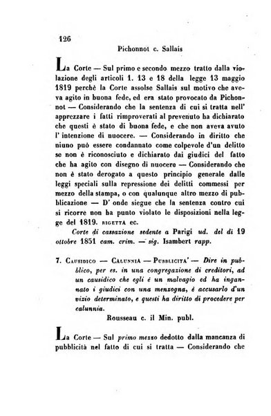 Giornale del Foro in cui si raccolgono le più importanti regiudicate dei supremi tribunali di Roma e dello Stato pontificio in materia civile