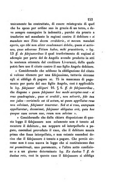 Giornale del Foro in cui si raccolgono le più importanti regiudicate dei supremi tribunali di Roma e dello Stato pontificio in materia civile