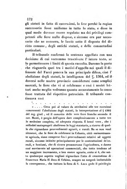 Giornale del Foro in cui si raccolgono le più importanti regiudicate dei supremi tribunali di Roma e dello Stato pontificio in materia civile