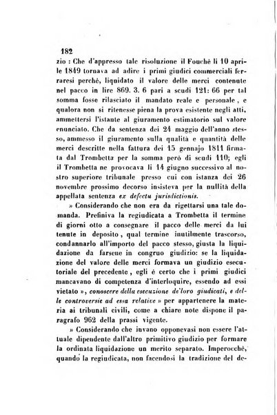 Giornale del Foro in cui si raccolgono le più importanti regiudicate dei supremi tribunali di Roma e dello Stato pontificio in materia civile