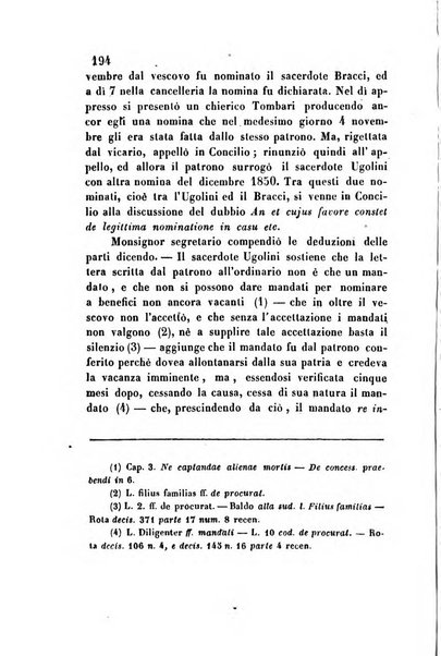 Giornale del Foro in cui si raccolgono le più importanti regiudicate dei supremi tribunali di Roma e dello Stato pontificio in materia civile