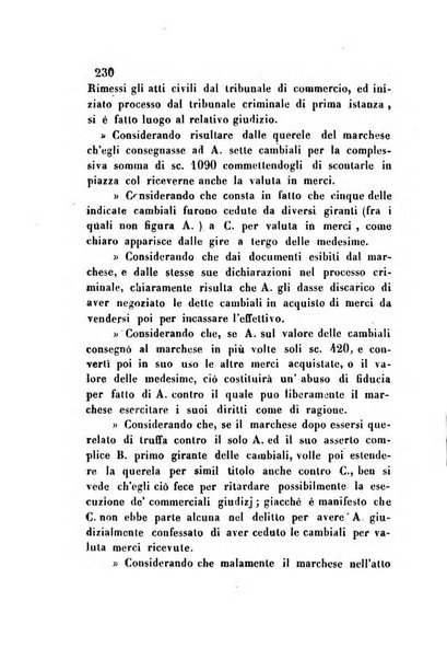 Giornale del Foro in cui si raccolgono le più importanti regiudicate dei supremi tribunali di Roma e dello Stato pontificio in materia civile