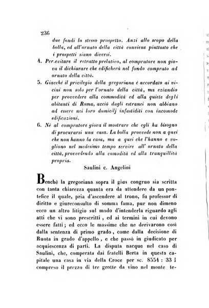 Giornale del Foro in cui si raccolgono le più importanti regiudicate dei supremi tribunali di Roma e dello Stato pontificio in materia civile