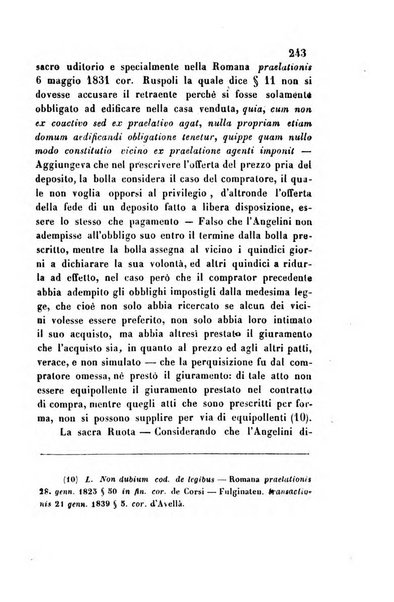 Giornale del Foro in cui si raccolgono le più importanti regiudicate dei supremi tribunali di Roma e dello Stato pontificio in materia civile