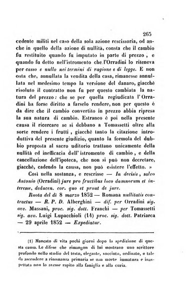 Giornale del Foro in cui si raccolgono le più importanti regiudicate dei supremi tribunali di Roma e dello Stato pontificio in materia civile