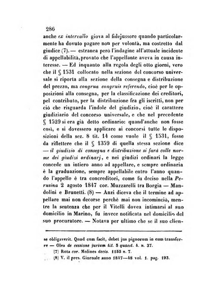 Giornale del Foro in cui si raccolgono le più importanti regiudicate dei supremi tribunali di Roma e dello Stato pontificio in materia civile