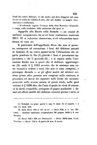 Giornale del Foro in cui si raccolgono le più importanti regiudicate dei supremi tribunali di Roma e dello Stato pontificio in materia civile