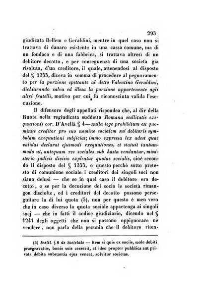 Giornale del Foro in cui si raccolgono le più importanti regiudicate dei supremi tribunali di Roma e dello Stato pontificio in materia civile