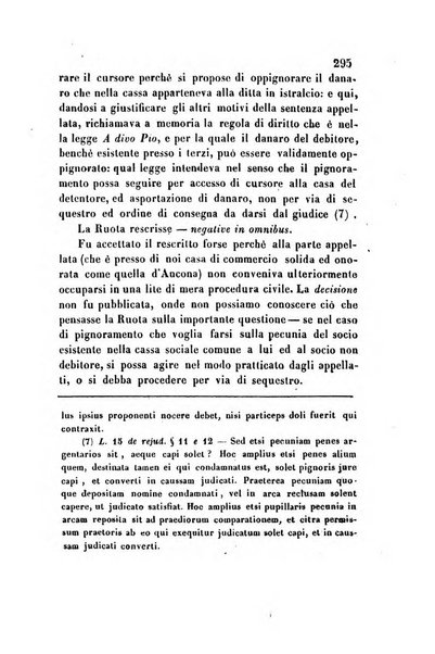 Giornale del Foro in cui si raccolgono le più importanti regiudicate dei supremi tribunali di Roma e dello Stato pontificio in materia civile