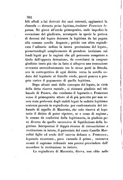 Giornale del Foro in cui si raccolgono le più importanti regiudicate dei supremi tribunali di Roma e dello Stato pontificio in materia civile