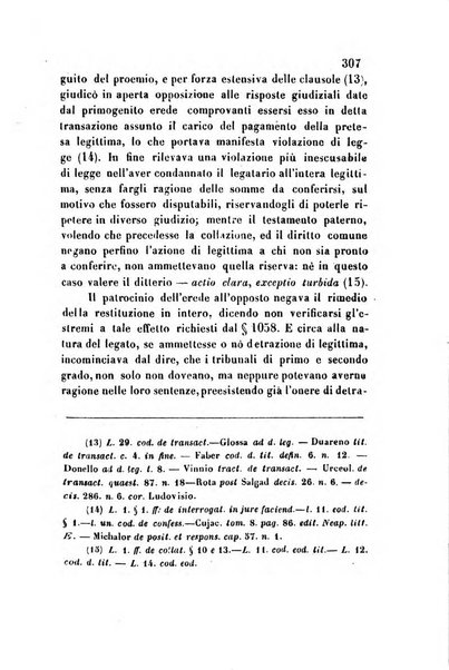 Giornale del Foro in cui si raccolgono le più importanti regiudicate dei supremi tribunali di Roma e dello Stato pontificio in materia civile