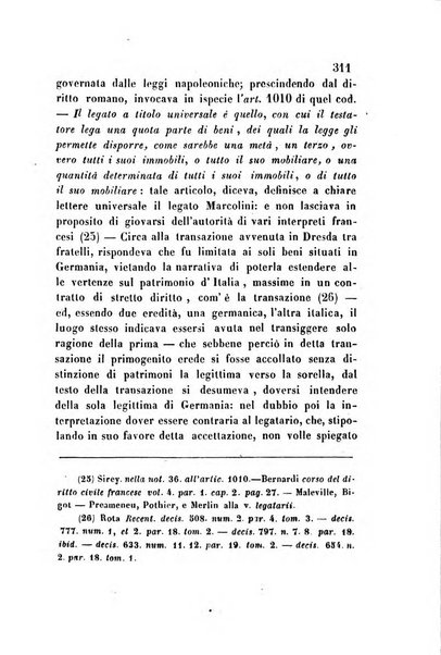 Giornale del Foro in cui si raccolgono le più importanti regiudicate dei supremi tribunali di Roma e dello Stato pontificio in materia civile