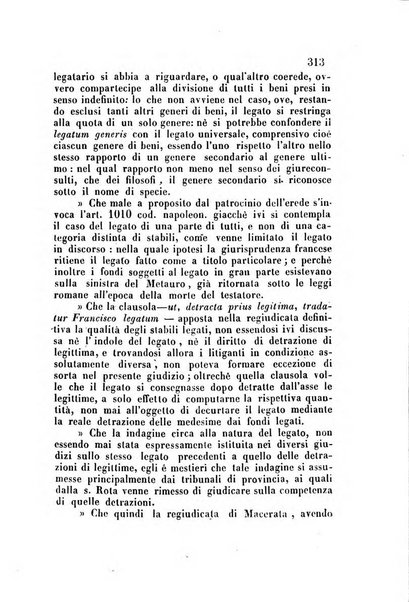 Giornale del Foro in cui si raccolgono le più importanti regiudicate dei supremi tribunali di Roma e dello Stato pontificio in materia civile