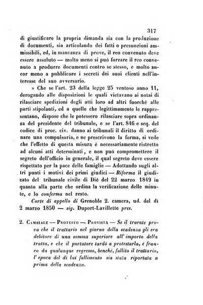 Giornale del Foro in cui si raccolgono le più importanti regiudicate dei supremi tribunali di Roma e dello Stato pontificio in materia civile