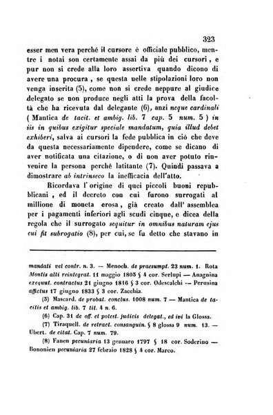 Giornale del Foro in cui si raccolgono le più importanti regiudicate dei supremi tribunali di Roma e dello Stato pontificio in materia civile