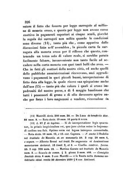 Giornale del Foro in cui si raccolgono le più importanti regiudicate dei supremi tribunali di Roma e dello Stato pontificio in materia civile