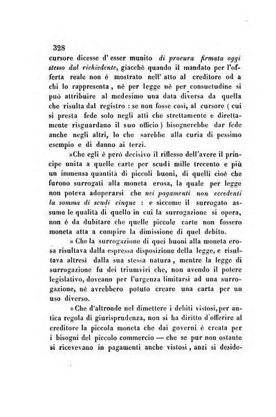 Giornale del Foro in cui si raccolgono le più importanti regiudicate dei supremi tribunali di Roma e dello Stato pontificio in materia civile