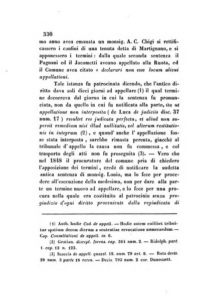 Giornale del Foro in cui si raccolgono le più importanti regiudicate dei supremi tribunali di Roma e dello Stato pontificio in materia civile