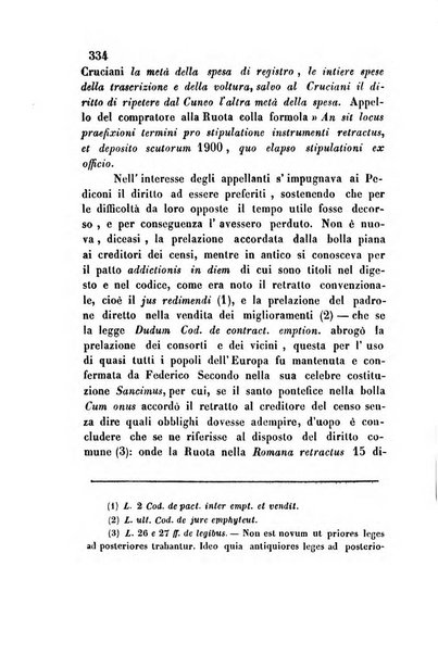 Giornale del Foro in cui si raccolgono le più importanti regiudicate dei supremi tribunali di Roma e dello Stato pontificio in materia civile