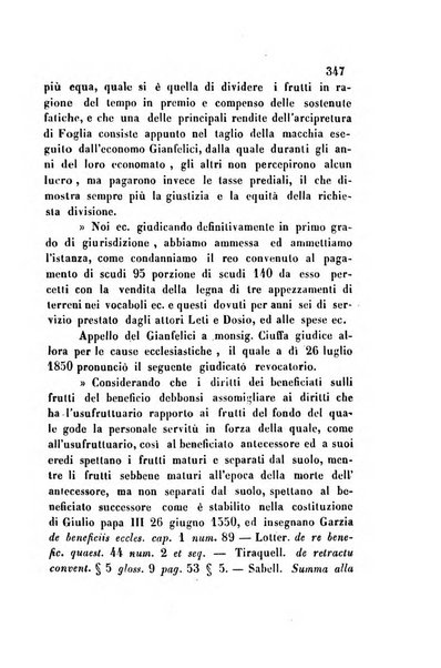 Giornale del Foro in cui si raccolgono le più importanti regiudicate dei supremi tribunali di Roma e dello Stato pontificio in materia civile