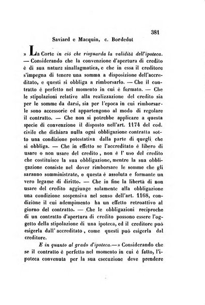 Giornale del Foro in cui si raccolgono le più importanti regiudicate dei supremi tribunali di Roma e dello Stato pontificio in materia civile