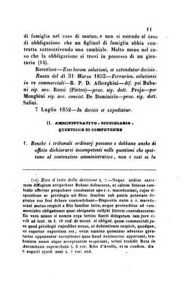 Giornale del Foro in cui si raccolgono le più importanti regiudicate dei supremi tribunali di Roma e dello Stato pontificio in materia civile