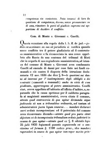 Giornale del Foro in cui si raccolgono le più importanti regiudicate dei supremi tribunali di Roma e dello Stato pontificio in materia civile