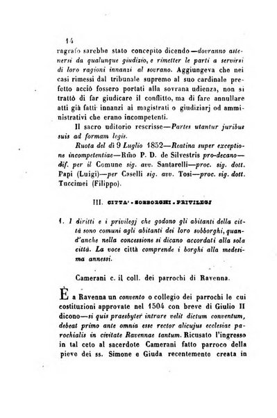 Giornale del Foro in cui si raccolgono le più importanti regiudicate dei supremi tribunali di Roma e dello Stato pontificio in materia civile