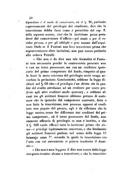 Giornale del Foro in cui si raccolgono le più importanti regiudicate dei supremi tribunali di Roma e dello Stato pontificio in materia civile