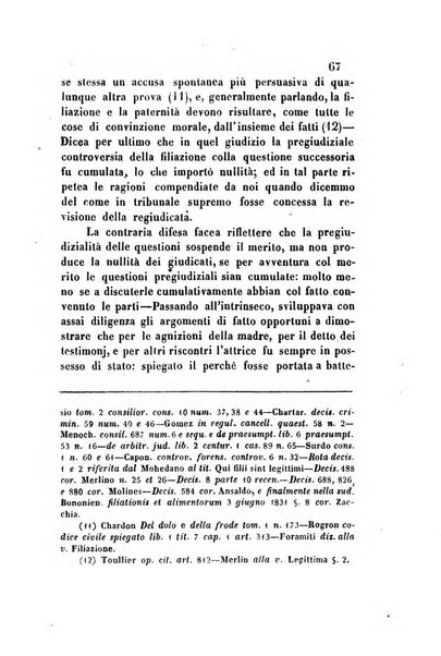 Giornale del Foro in cui si raccolgono le più importanti regiudicate dei supremi tribunali di Roma e dello Stato pontificio in materia civile