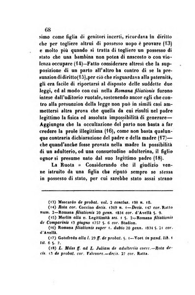 Giornale del Foro in cui si raccolgono le più importanti regiudicate dei supremi tribunali di Roma e dello Stato pontificio in materia civile