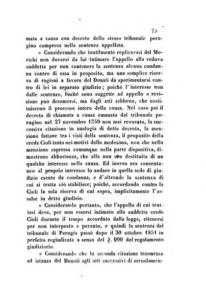 Giornale del Foro in cui si raccolgono le più importanti regiudicate dei supremi tribunali di Roma e dello Stato pontificio in materia civile