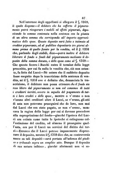 Giornale del Foro in cui si raccolgono le più importanti regiudicate dei supremi tribunali di Roma e dello Stato pontificio in materia civile