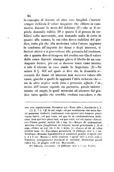 Giornale del Foro in cui si raccolgono le più importanti regiudicate dei supremi tribunali di Roma e dello Stato pontificio in materia civile