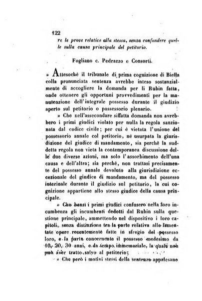 Giornale del Foro in cui si raccolgono le più importanti regiudicate dei supremi tribunali di Roma e dello Stato pontificio in materia civile