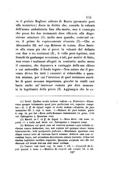 Giornale del Foro in cui si raccolgono le più importanti regiudicate dei supremi tribunali di Roma e dello Stato pontificio in materia civile