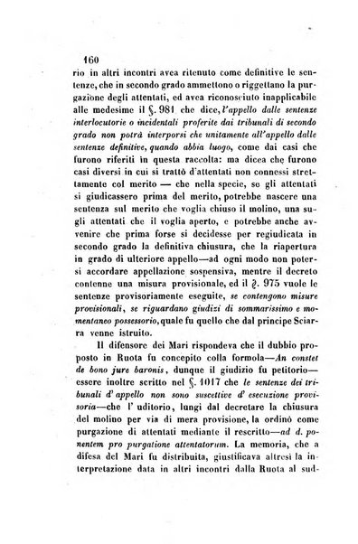 Giornale del Foro in cui si raccolgono le più importanti regiudicate dei supremi tribunali di Roma e dello Stato pontificio in materia civile